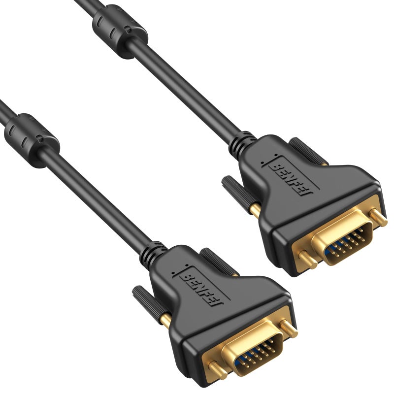 BENFEI VGA to VGA 6 Feet Cable with Ferrites - Image 1